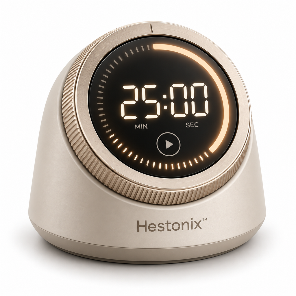 Hestonix™ Rotating Focus Timer with Halo Progress Display