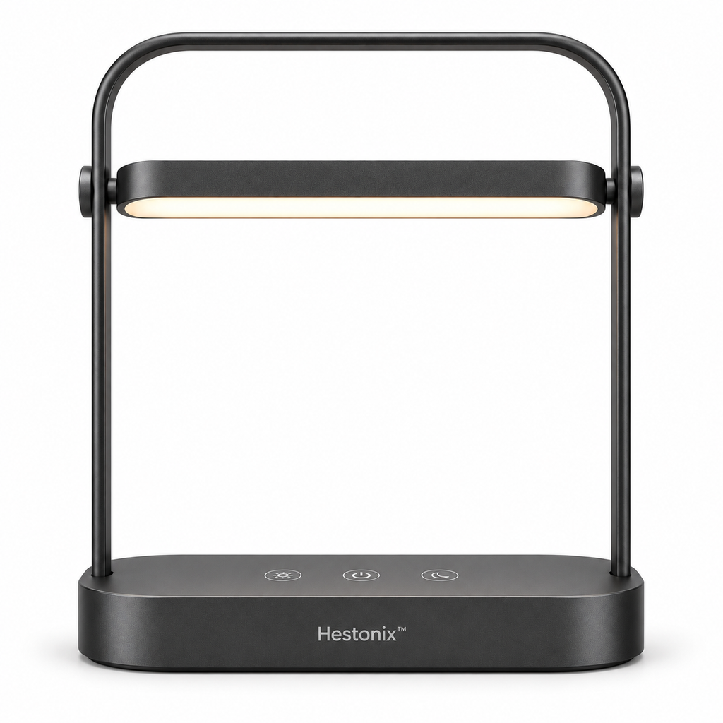 Hestonix™ Sculptural Floating Light Bar Desk Lamp with Dual-Direction Task & Ambient Lighting